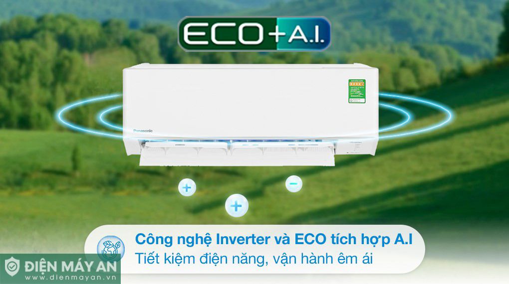 Điều Hoà Panasonic Inverter 12000 BTU 2 Chiều CU/CS-YZ12AKH-8